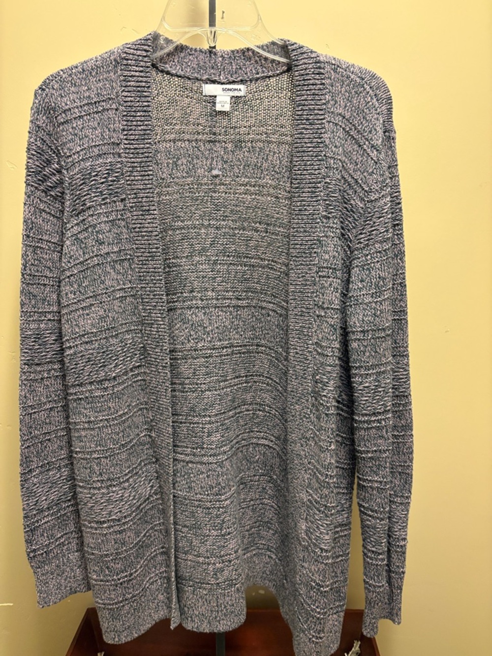 Sonoma open front long sleeve cardigan.